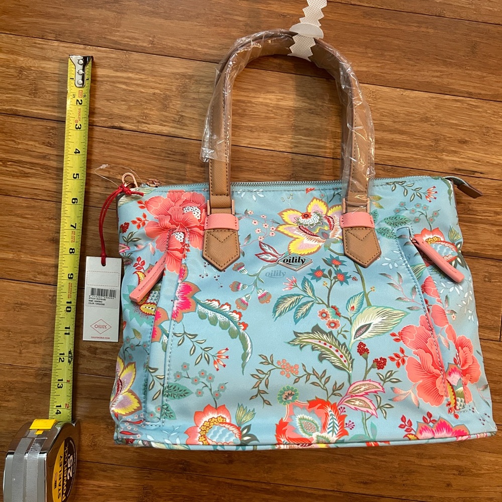 Turquoise Oilily handbag, new with tags